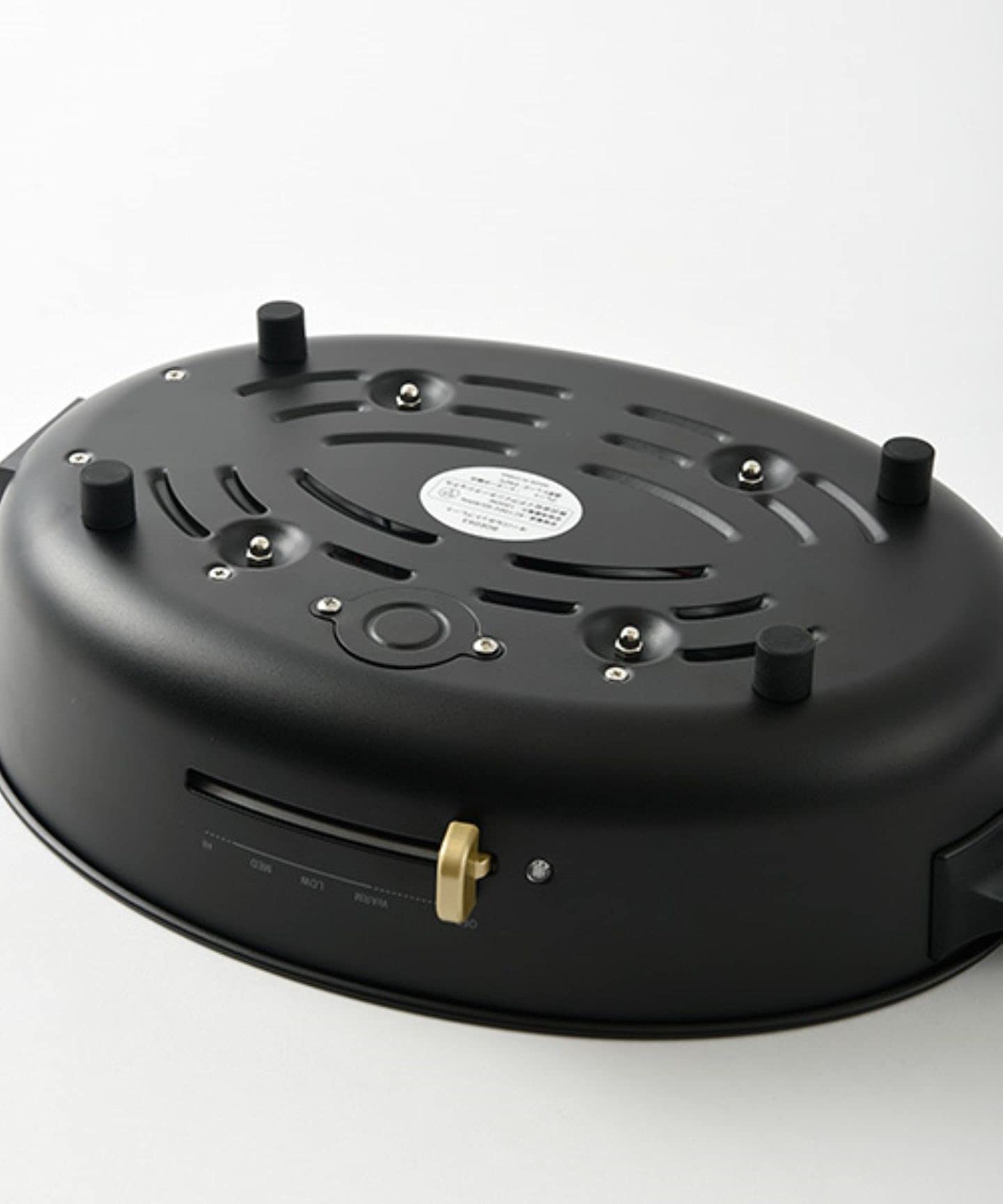 BRUNO Oval Hot Plate (Electric Griddle) BOE053-BK (Black)【Japan